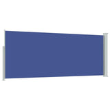 Tenda da Sole Laterale Retrattile 120 x 300 cm Blu