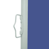Tenda da Sole Laterale Retrattile 120 x 300 cm Blu