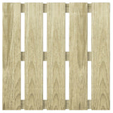 Piastrella per Decking 6 pcs Verde 50 x 50 cm