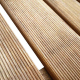 Piastrella per Decking 6 pcs Marrone 50 x 50 cm