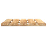 Piastrella per Decking 6 pcs Marrone 50 x 50 cm