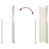 Tenda da Sole Laterale Retrattile 160 x 500 cm Crema