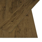 Listoni Pavimenti Autoadesivi 4,46 m 3 mm PVC Marrone Naturale
