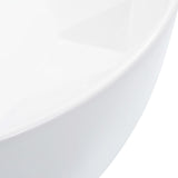 Lavandino 36x14 cm in Ceramica Bianco