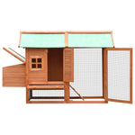 Gabbia per Polli in Legno Massello di Pino e Abete 170x81x110cm