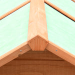 Gabbia per Polli in Legno Massello di Pino e Abete 170x81x110cm