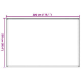 Tappeto da Tenda 250x300 cm in HDPE Verde