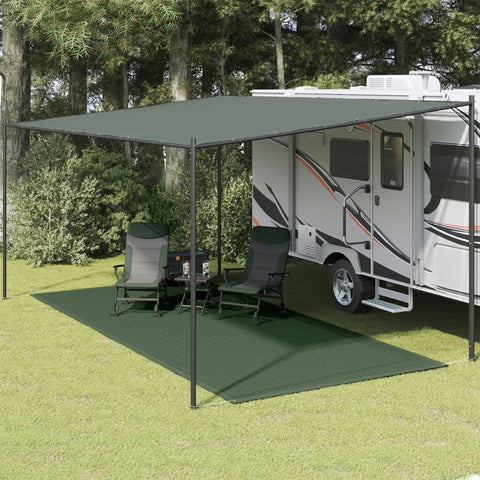 Tappeto da Tenda 250x500 cm in HDPE Verde