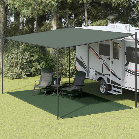 Tappeto da Tenda 300x600 cm in HDPE Verde