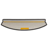 Tappetini per scale 15 pz 65x24x4 cm Grigio scuro Semicircolari Grandi