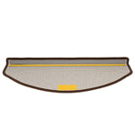 Tappetini per scale 15 pz 65x24x4 cm Marrone caffè Semicircolari Grandi
