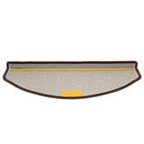 Tappetini per scale 15 pz 65x24x4 cm Marrone caffè Semicircolari Grandi