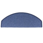Tappetini per Scale 15 pz Blu 65x24x4 cm