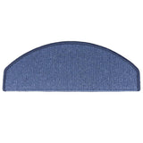 Tappetini per Scale 15 pz Blu 65x24x4 cm