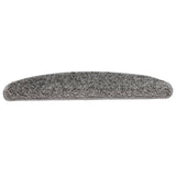 Tappetini per scale 15 pz 65x21x4 cm Grigio Semicircolari Grandi
