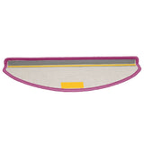Tappetini per scale 15 pz 65x21x4 cm Viola Semicircolari Grandi