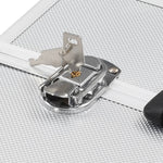 Valigia per Cosmetici 37x24x35 cm Argento in Alluminio