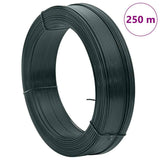 Filo per Recinzioni 250m 0,9/1,4 mm in Acciaio Verde Nerastro