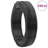 Filo per Recinzioni 250 m 0,9/1,4 mm in Acciaio Antracite