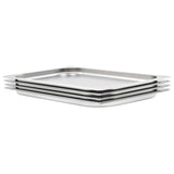 Contenitori Gastronorm 4 pz GN 1/1 20 mm in Acciaio Inox