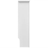 Copritermosifoni 2 pz in Legno truciolato 112 cm Bianco