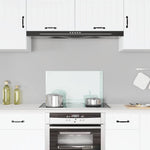 Paraschizzi per Cucina Bianco 70x40 cm in Vetro Temperato