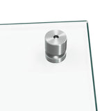 Paraschizzi per Cucina Trasparente 70x40 cm in Vetro Temperato