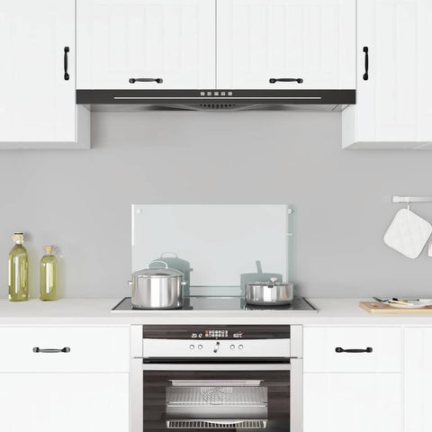 Paraschizzi per Cucina Trasparente 70x40 cm in Vetro Temperato