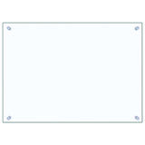 Paraschizzi per Cucina Trasparente 70x50 cm in Vetro Temperato