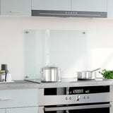 Paraschizzi per Cucina Trasparente 70x50 cm in Vetro Temperato