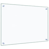 Paraschizzi per Cucina Trasparente 70x50 cm in Vetro Temperato