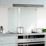 Paraschizzi per Cucina Trasparente 80x60 cm in Vetro Temperato
