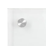 Paraschizzi per Cucina Trasparente 80x60 cm in Vetro Temperato