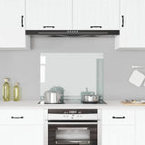 Paraschizzi per Cucina Trasparente 80x60 cm in Vetro Temperato