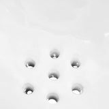 Orinatoio Sospeso con Sciacquone in Ceramica Bianco