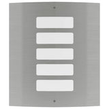 Appliquè lampione da giardino in acciaio inox per interni ed esterni