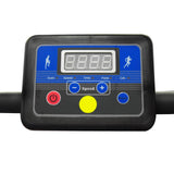 Tapis roulant elettrico 100x35 cm nero e argento