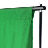 Fondale in Cotone Verde senza Supporto 300x300 cm per Croma Key