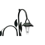 Fioriere partavasi supporto in ferro battuto e lampade LED s