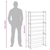 Scarpiera Portascarpe con 10 Scaffali