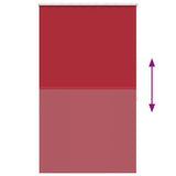 Tenda a rullo oscurante buio totale 80 x 175 cm rossa