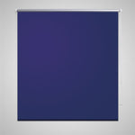 Tenda a Rullo Oscurante 140 x 175 cm Blu Marino