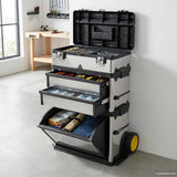 Trolley Porta Attrezzi con 3 Componenti
