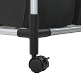 Classificatore lavanderia con 4 borse nero