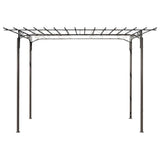 Arco pergola da giardino per rose in acciaio decorazione giardino