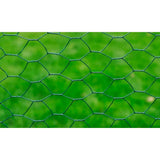 Recinzione in Rete per Pollaio Rivestita in PVC 25x0,75 m Verde