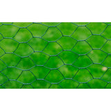 Recinzione in Rete per Pollaio Rivestita in PVC 25x0,75 m Verde