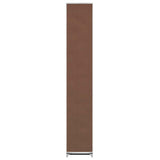 Scarpiera in Tessuto Richiudibile 57 x 29 x 162 cm Marrone