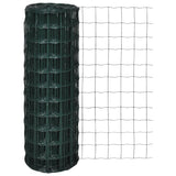 Recinzione Europea in Acciaio 25 x 0,8 m Verde