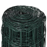 Recinzione Europea in Acciaio 25 x 1,2 m Verde